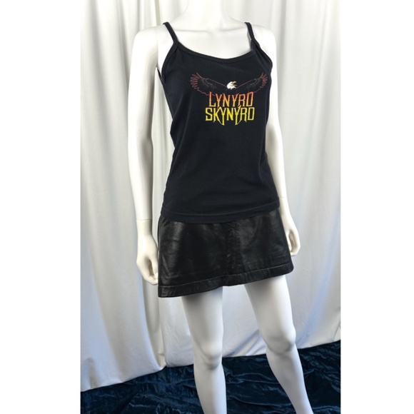 Vintage 1990’s 2000’s Lynyrd Skynyrd Black + Yellow + Orange Flying Eagle - M - Picture 7 of 9